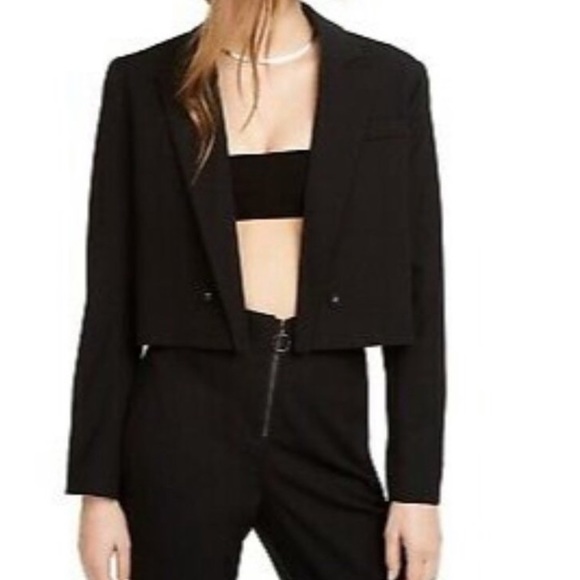 Danielle Bernstein Cropped Blazer NWT - Picture 2 of 6